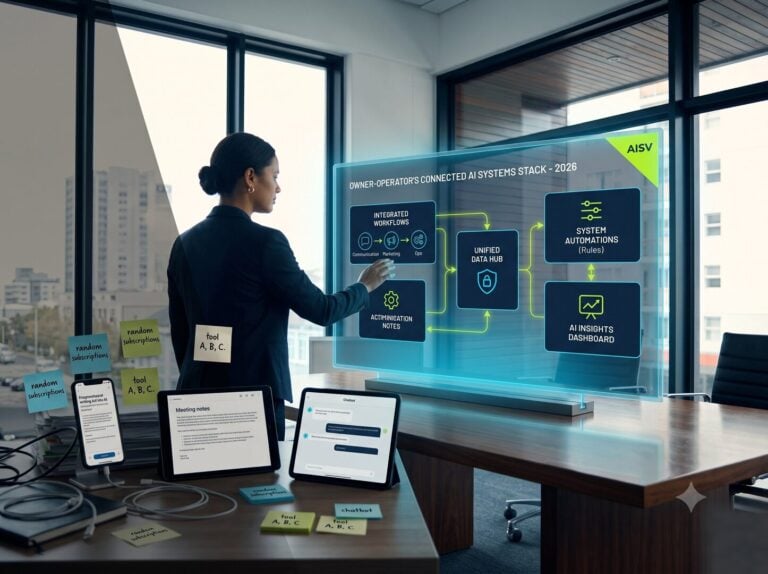 The Owner-Operator’s AI Systems Stack: What Your Business Actually Needs in 2026
