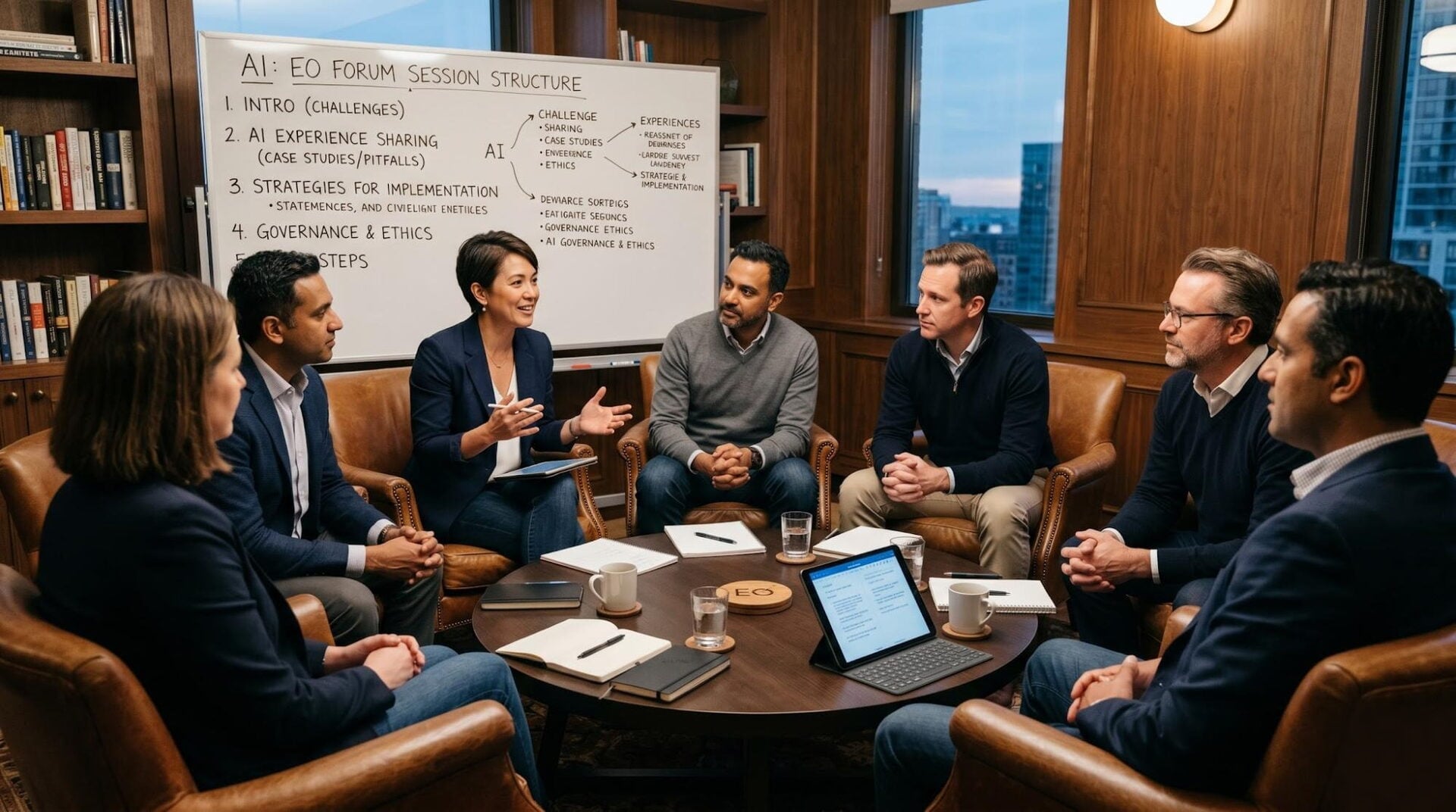 EO Forum Discussions on AI: How to Run a Useful Session for 8 Owner-Operators
