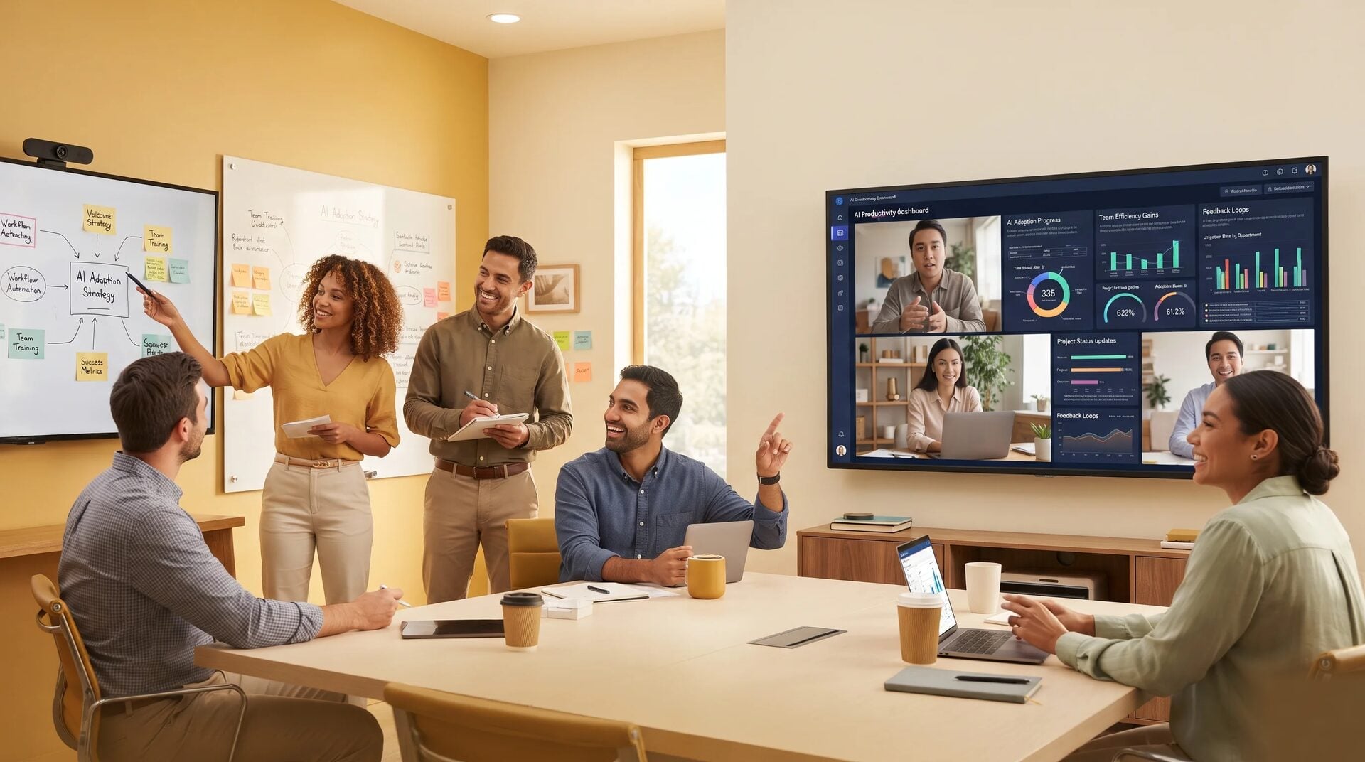 AI Adoption for Hybrid Teams: What Works and What Fails in 2026