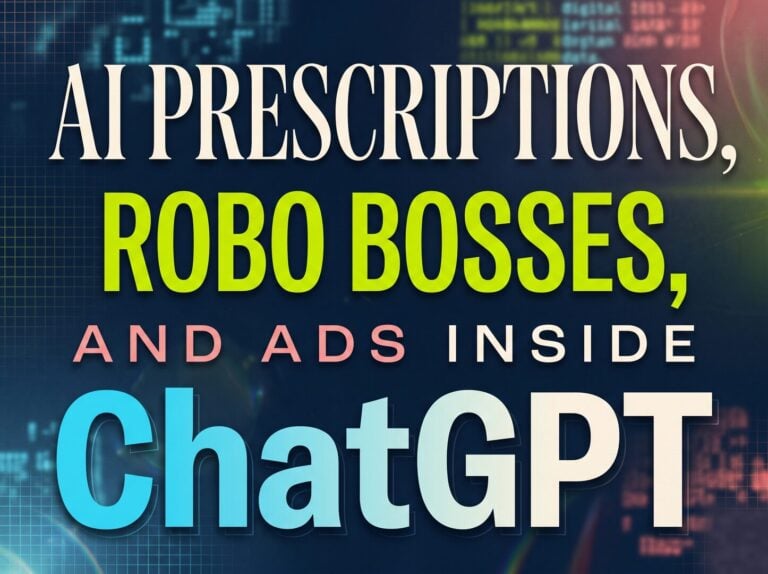 AI Prescriptions, Robo Bosses, and Ads Inside ChatGPT