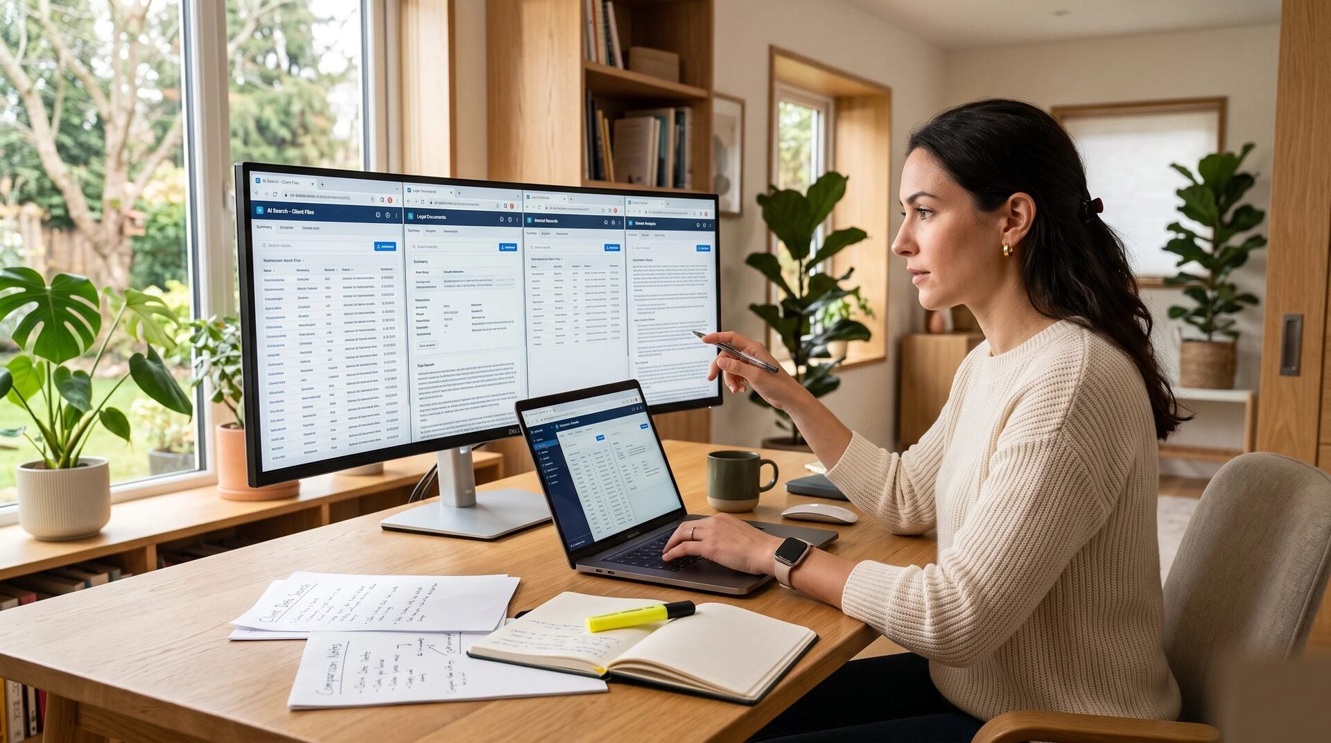 Should AI Search Your Old Client Files? Check First